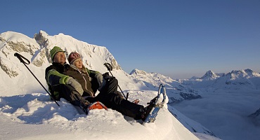 Skiing in the Sun